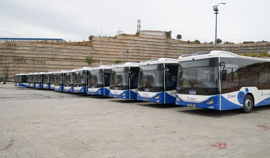 ESHOT ve İZULAŞ filosuna 111 otobüs katılıyor