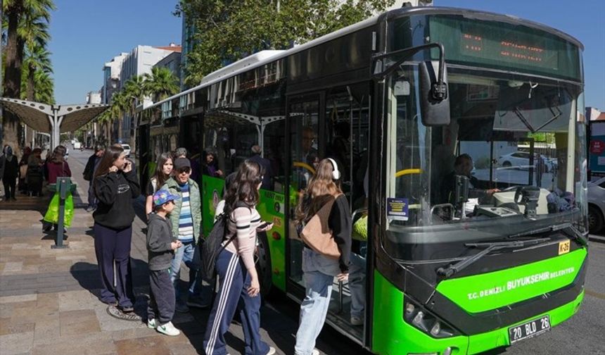 Denizli Büyükşehir’in ulaşım desteği ikinci yılında
