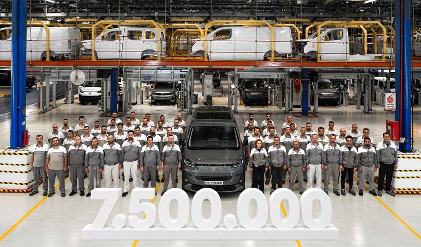 Tofaş, 7,5 milyonuncu aracını üretti