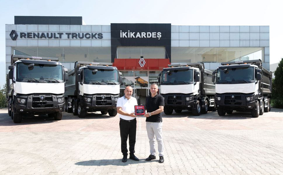 Gölsu Maden, zorlu şantiye operasyonlarında Renault Trucks K serisini kullanıyor