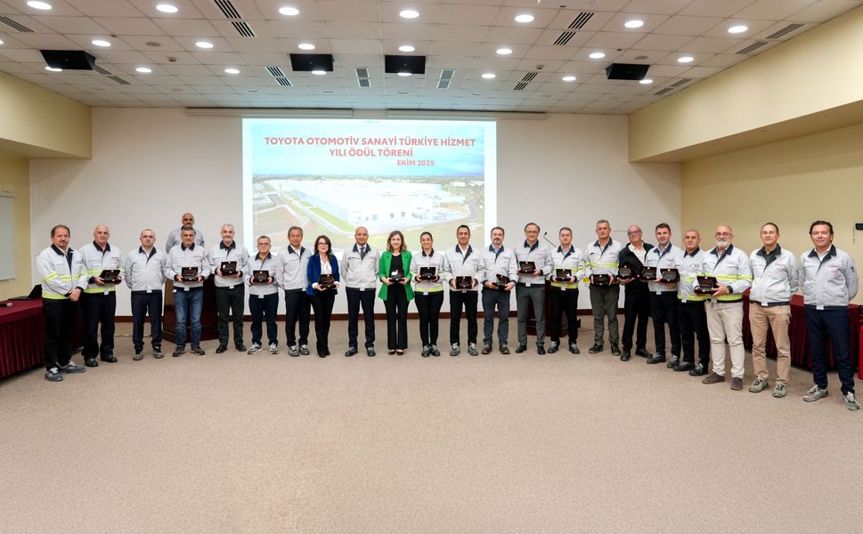 Toyota Türkiye, 388 çalışanını  ‘Hizmet Yılı’ ödülleriyle onurlandırdı