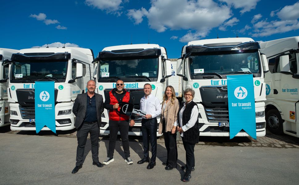 Tur Transit Lojistik, 45. yılını yeni MAN araç yatırımıyla taçlandırdı