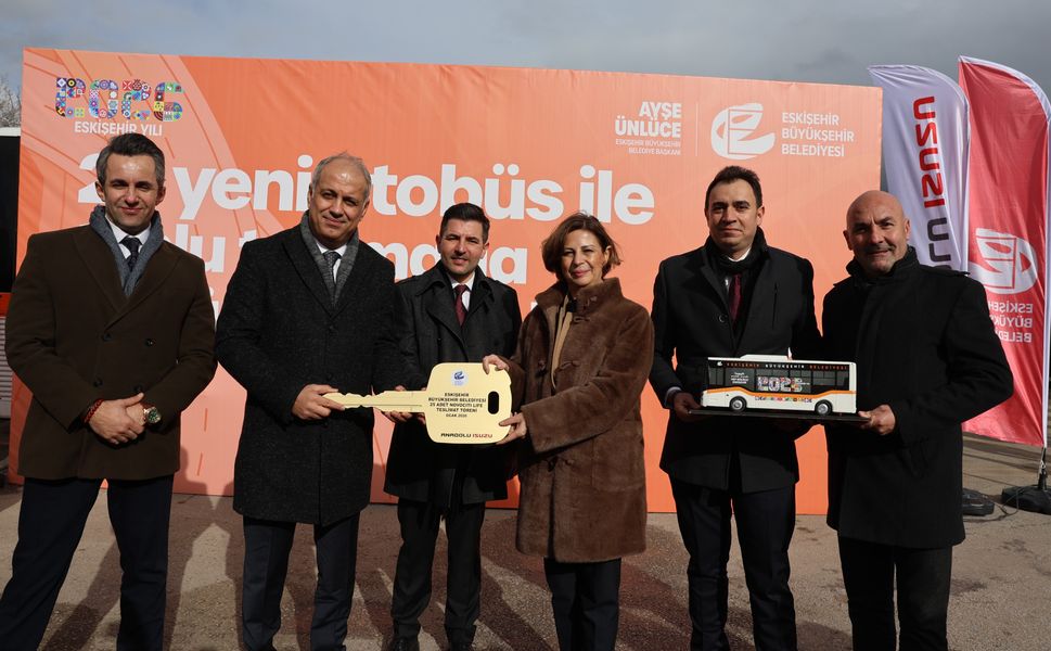 Anadolu Isuzu’dan Eskişehir Büyükşehir Belediyesi’ne 25 adet Novociti Life