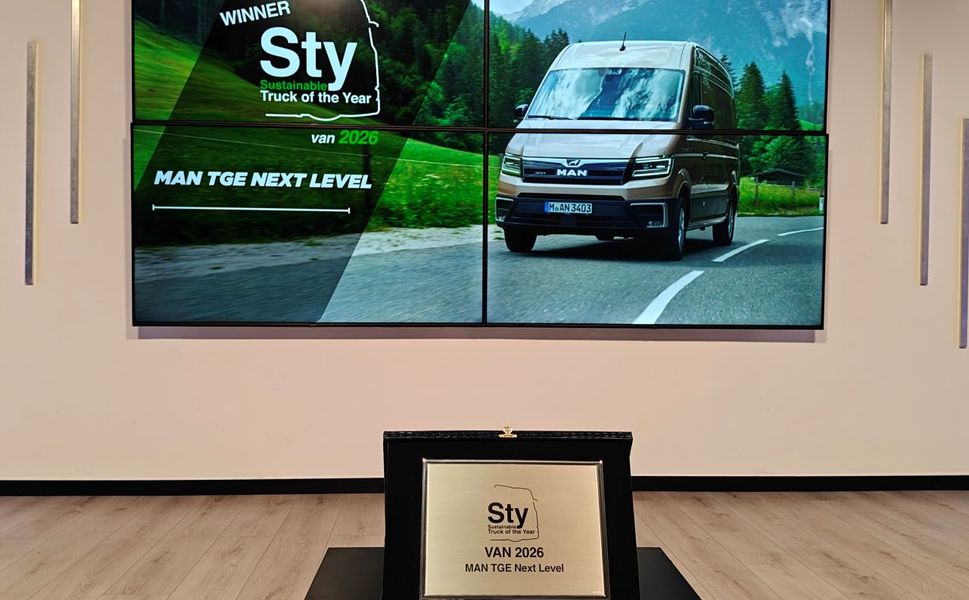 MAN TGE Next Level, “2026 Yılının Sürdürülebilir Hafif Ticari Aracı” seçildi