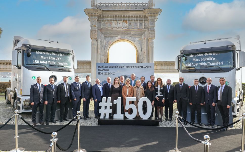 Mars Logistics, filosuna 150 Adet Mercedes-Benz Actros L ProCab kattı