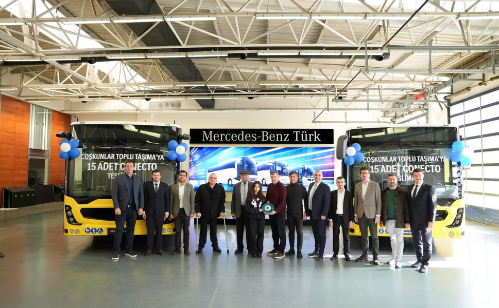 Mercedes-Benz Türk’ten Coşkunlar Toplu Taşıma Hizmetleri’ne 15 adet 2026 Model Conecto Otobüs Teslimatı