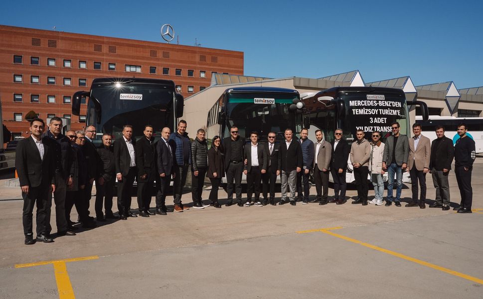 Mercedes-Benz Türk’ten Temizsoy Turizm’e 3 adet Mercedes-Benz Tourismo Otobüs Teslimatı