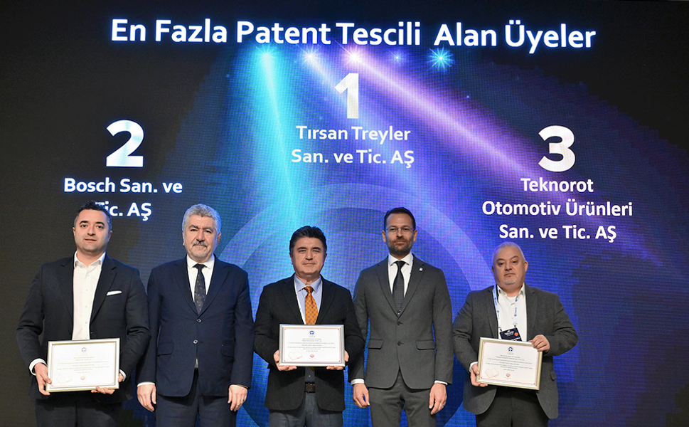 Tırsan, patent ödüllerinde üst üste 4. kez,  toplamda 6. kez şampiyon oldu