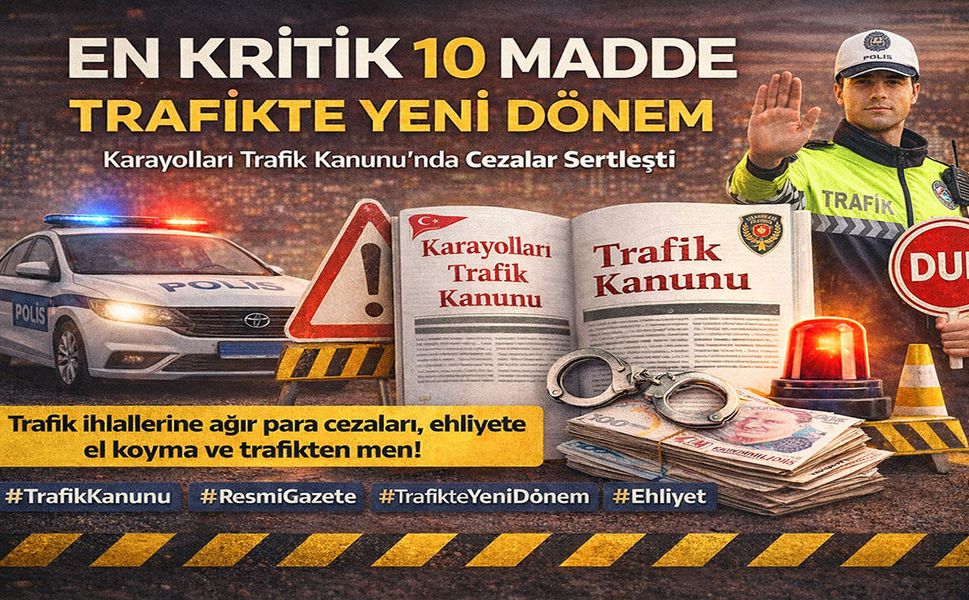 Karayolları Trafik Kanunu’nda Cezalar Sertleşti