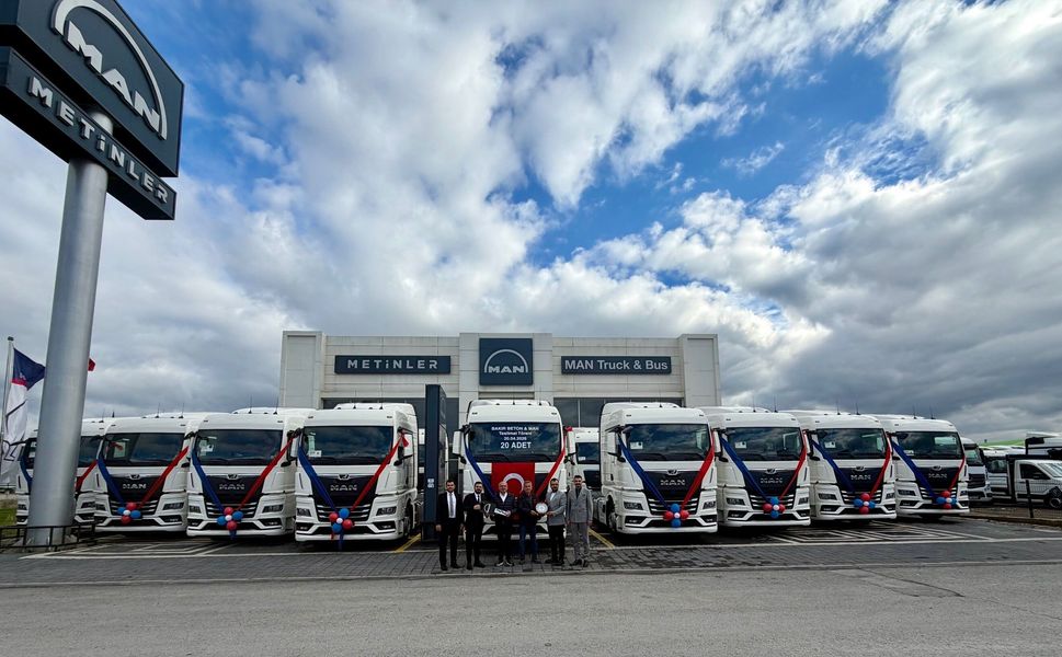Bakır Beton filosuna 20 adet MAN TGX kattı