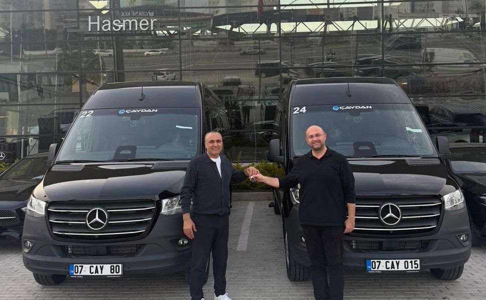 Hasmer Antalya’dan Çaydan Turizm’e 2 adet Sprinter teslimatı