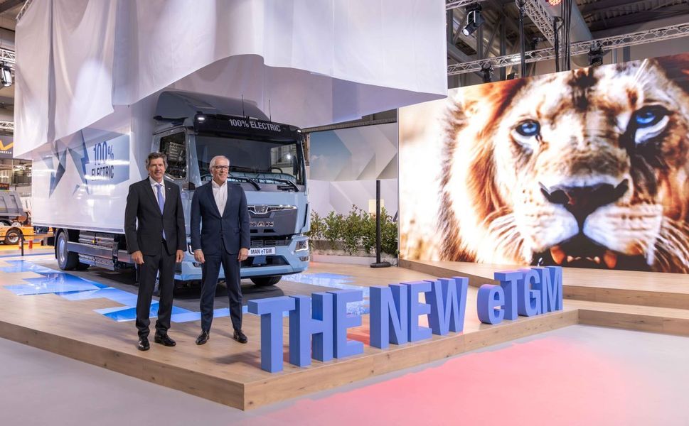 MAN eTGM’nin dünya prömiyeri Transpotec Logitec fuarında gerçekleşti