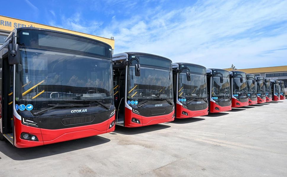 Çanakkale Belediyesi otobüs filosuna 13 adet Otokar Kent ekledi