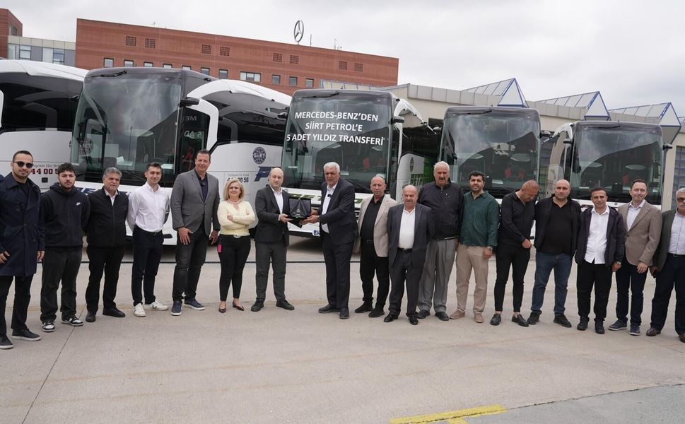 Hassoy Otomotiv’den Siirt Petrol’e 5 adet Travego teslimatı