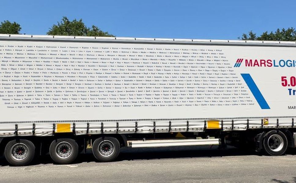 Mars Logistics 5000. Treylerini Çalışanlarının İsimleriyle Yola Çıkardı