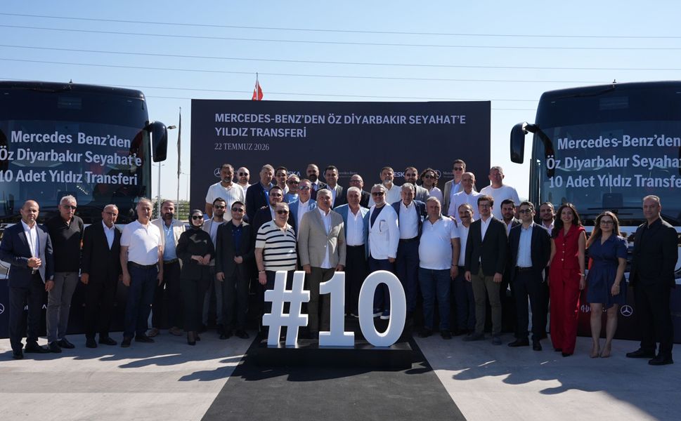 Mercedes-Benz Türk’ten Öz Diyarbakır’ın Filosuna 10 Yeni Travego