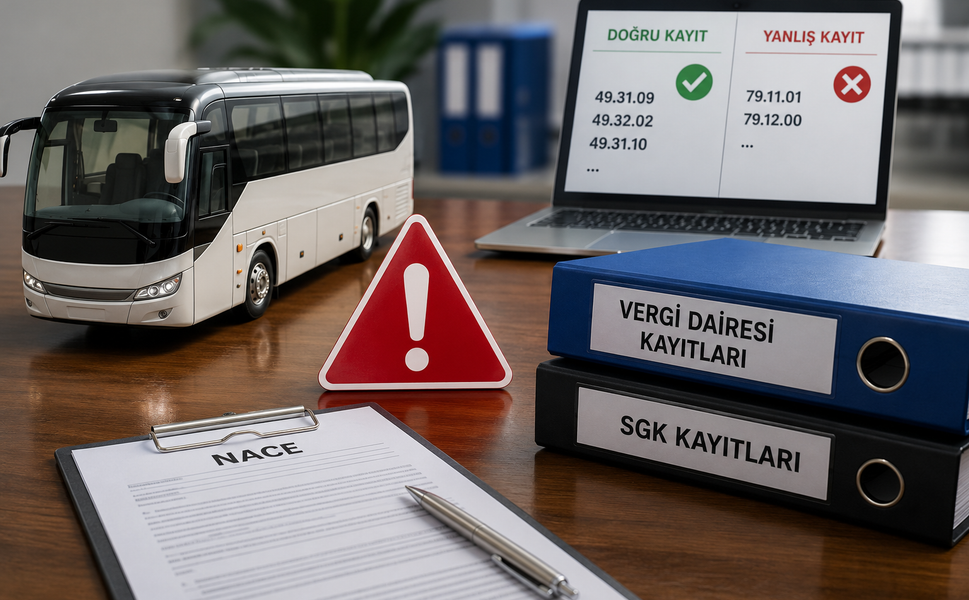Turizm taşımacılarına NACE kodu uyarısı