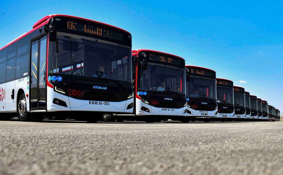 EGO filosuna 20 adet OTOKAR KENT LF otobüs kattı