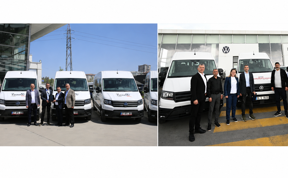 Volkswagen Ticari Araç’tan Şampiyon Turizm ve Acarsan Holding’e Crafter Teslimatı