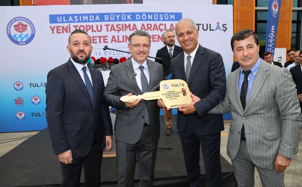 Anadolu Isuzu’dan Trabzon’a 10 Novo Citi teslimatı