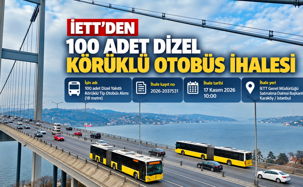 İETT'den 100 adet dizel körüklü otobüs ihalesi