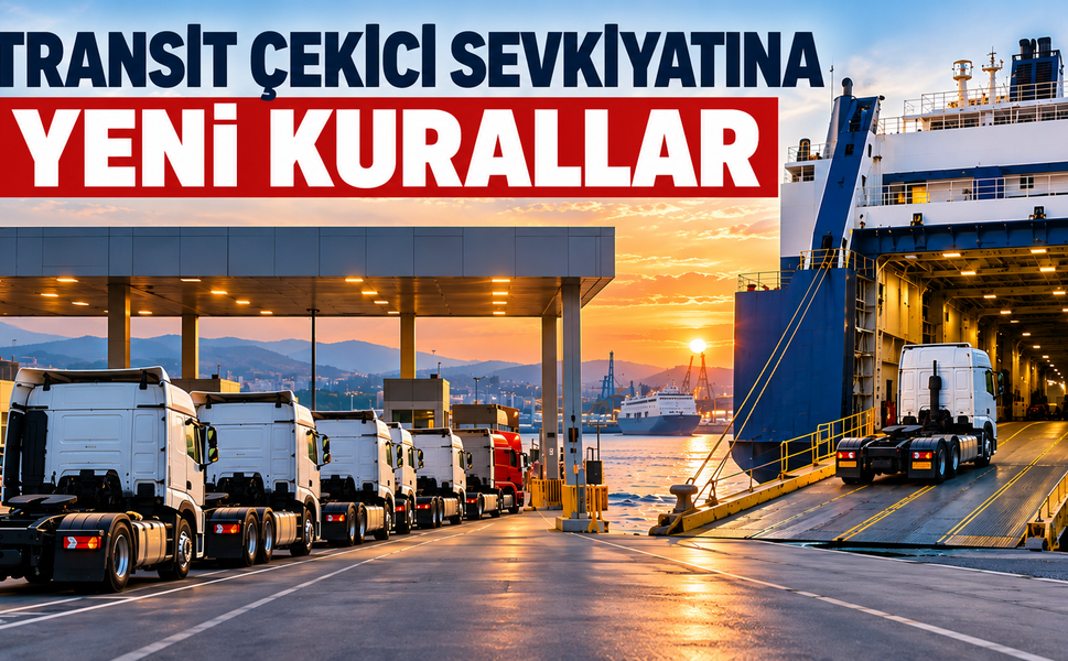 Transit çekicilerin kara sınır kapılarından geçişine kısıtlama