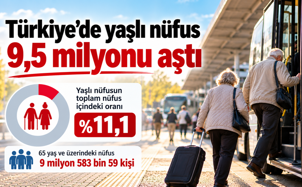 Türkiye’de yaşlı nüfus 9,5 milyonu aştı: Ulaşımda yeni ihtiyaçlar öne çıkıyor