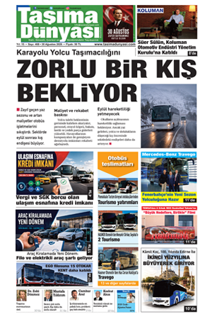 Taşıma Dünyası Gazetesi’nin 30 Ağustos 2026 tarihli 468. sayısını PDF formatından okuyabilirsiniz