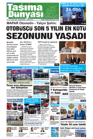 Taşıma Dünyası Gazetesi’nin 469. sayısı yayımlandı