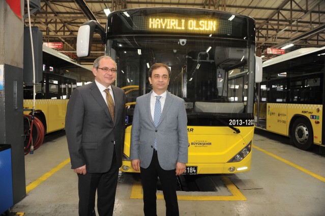 İETT İkilelli Garajı - Otokar Kademe açılışı